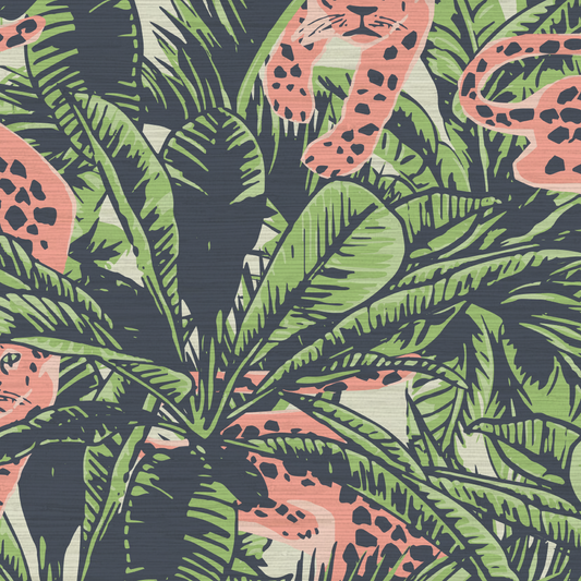 Stray Cat Strut Tropical Cheetah Wallpaper