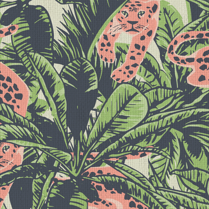 Stray Cat Strut Tropical Cheetah Wallpaper