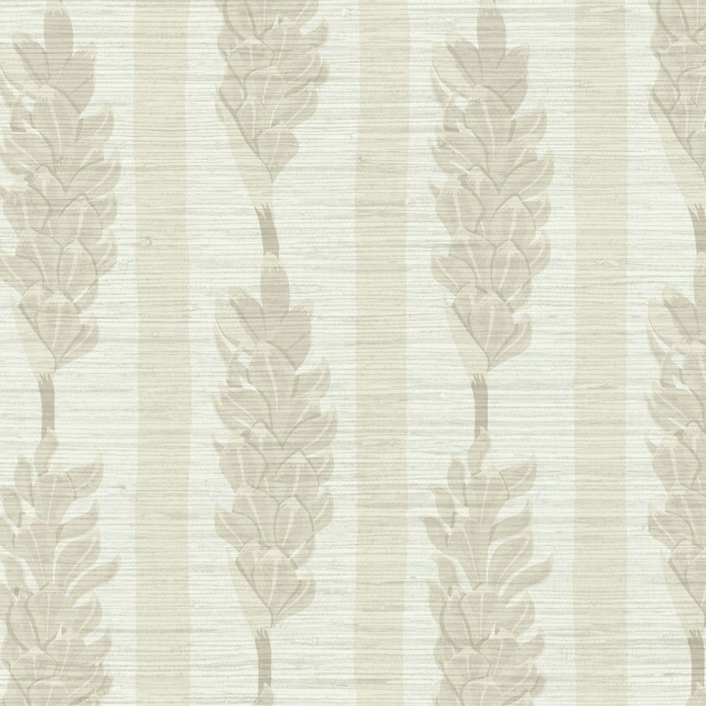 Summer Lovin' Floral Stripe Wallpaper Wallpaper