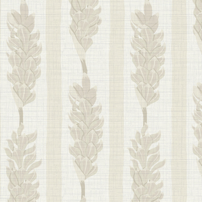 Summer Lovin' Floral Stripe Wallpaper Wallpaper