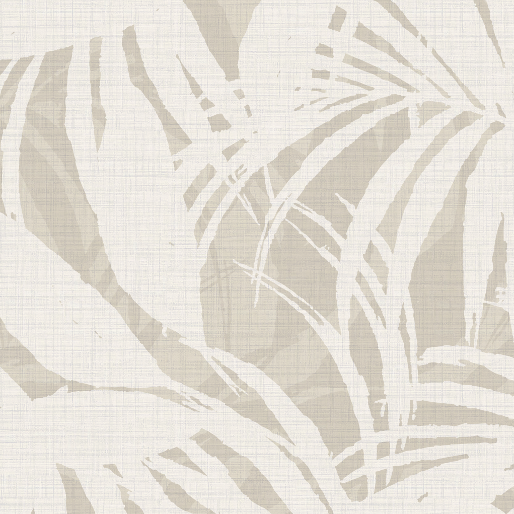 Surfin' Safari Oversized Tonal Palm Leaves Wallpaper