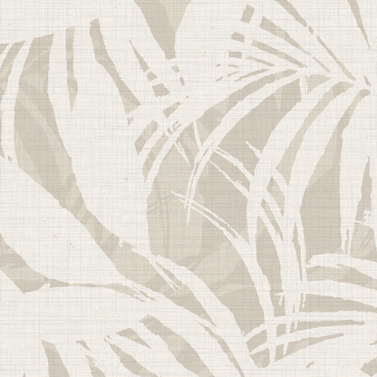 Surfin' Safari Oversized Tonal Palm Leaves Wallpaper