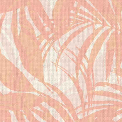 Surfin' Safari Oversized Tonal Palm Leaves Wallpaper