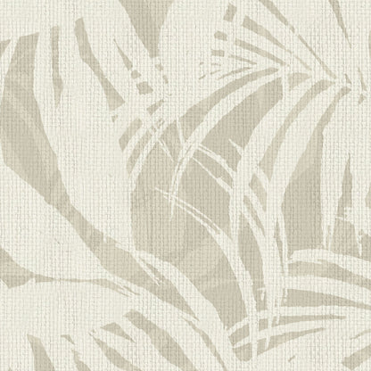Surfin' Safari Oversized Tonal Palm Leaves Wallpaper