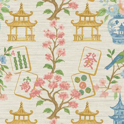 The Mahjong Scene Wallpaper