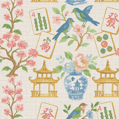 The Mahjong Scene Wallpaper