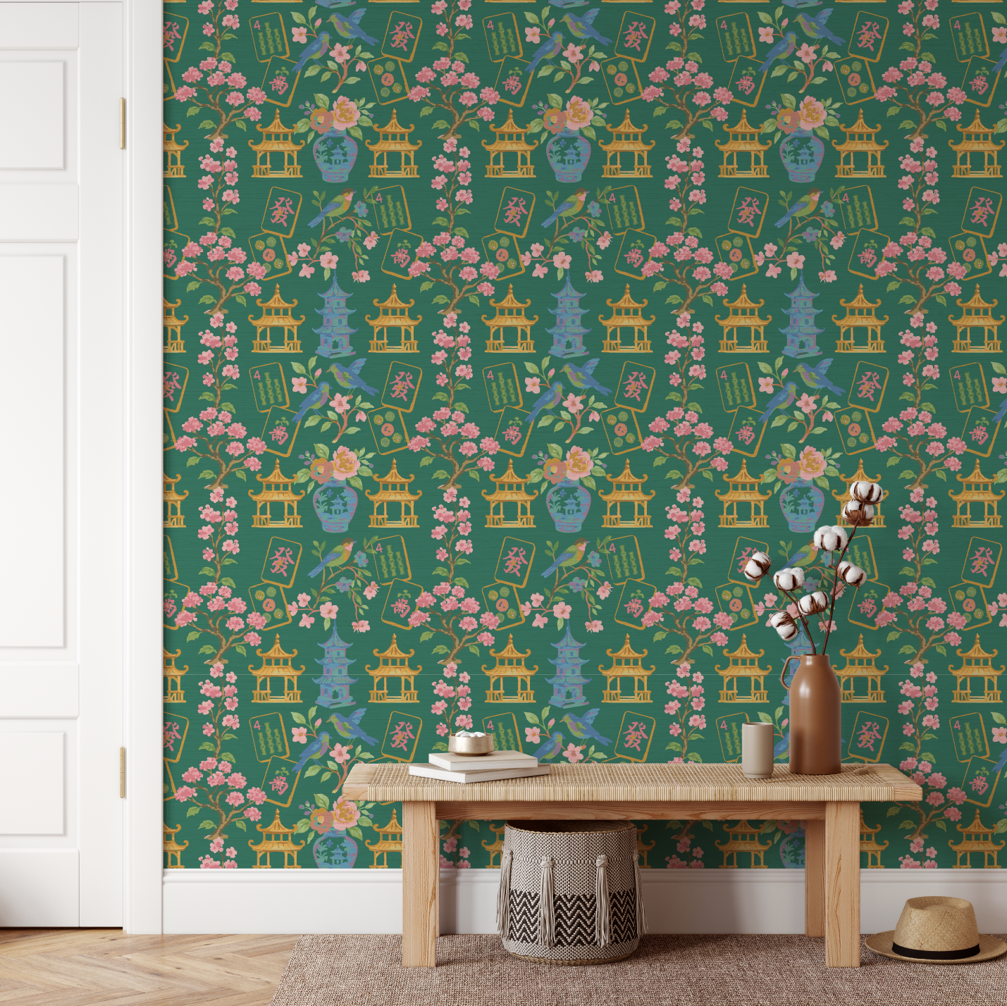 The Mahjong Scene Wallpaper