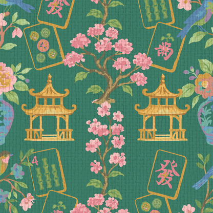 The Mahjong Scene Wallpaper