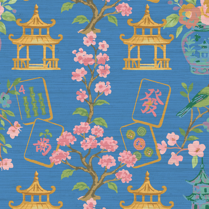 The Mahjong Scene Wallpaper