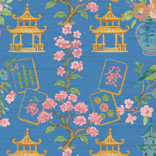 The Mahjong Scene Wallpaper