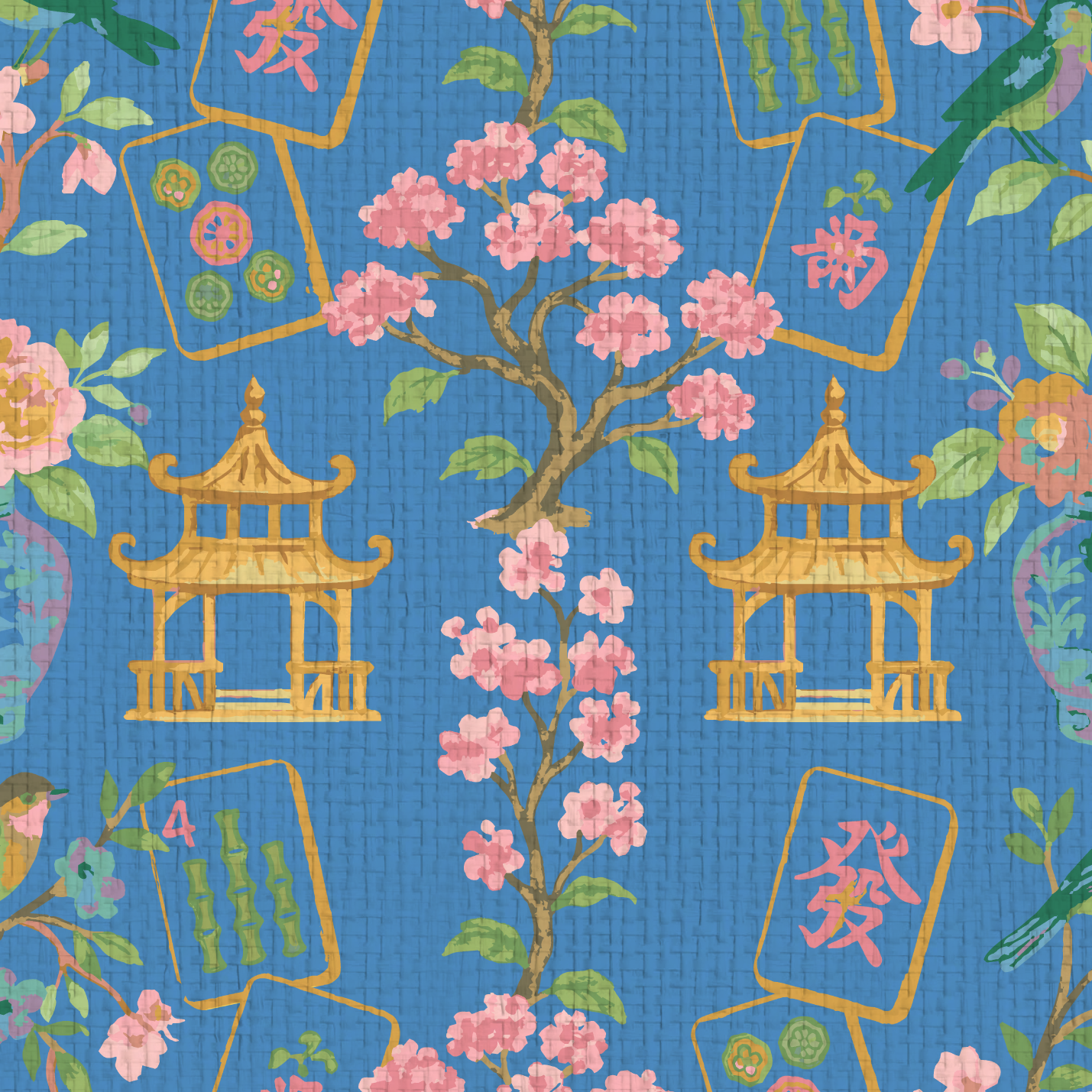 The Mahjong Scene Wallpaper