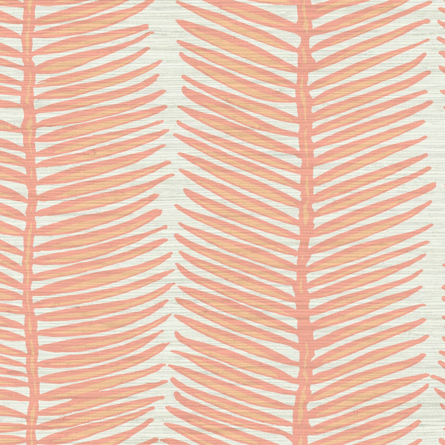 Tickets to Paradise Palm Leaf Stripe Wallpaper
