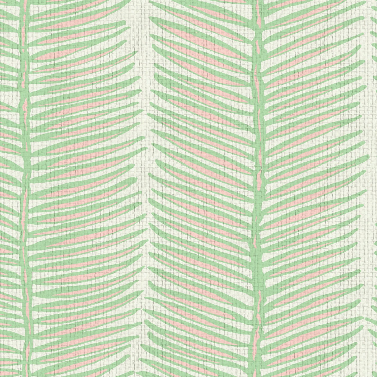 Tickets to Paradise Palm Leaf Stripe Wallpaper