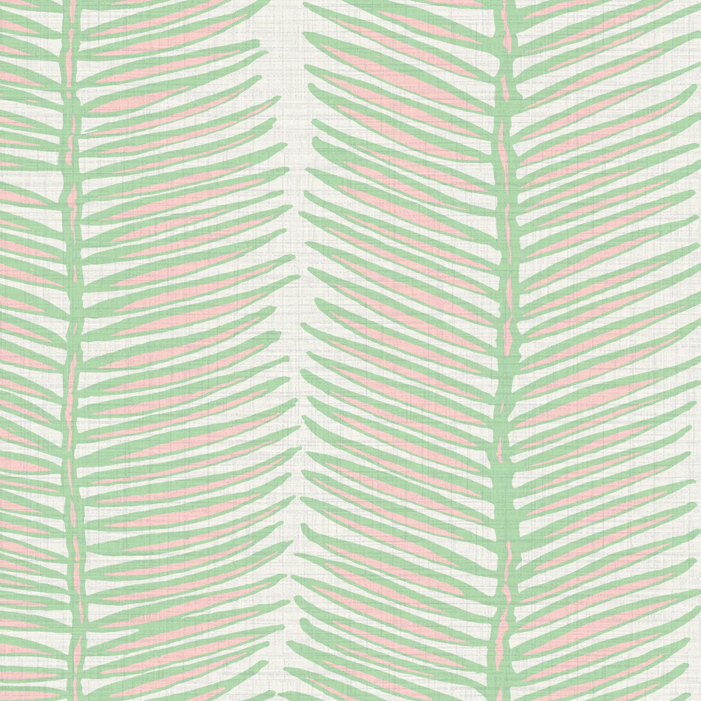 Tickets to Paradise Palm Leaf Stripe Wallpaper