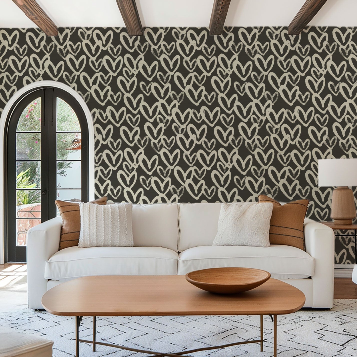 Total Eclipse Colorwashed Wallpaper by House of Shan