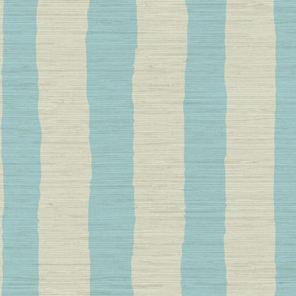 Under the Boardwalk Cabana Stripe Wallpaper