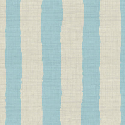 Under the Boardwalk Cabana Stripe Wallpaper