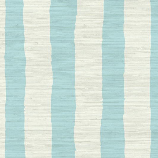 Under the Boardwalk Cabana Stripe Wallpaper