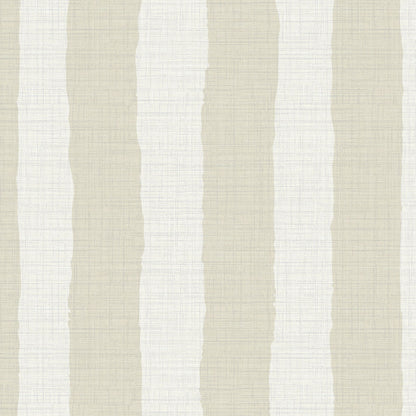 Under the Boardwalk Cabana Stripe Wallpaper
