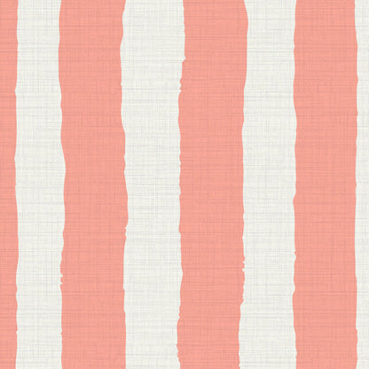 Under the Boardwalk Cabana Stripe Wallpaper