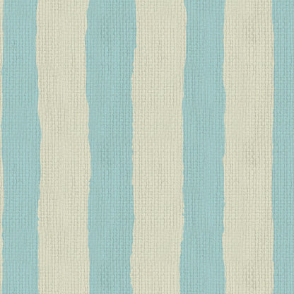 Under the Boardwalk Cabana Stripe Wallpaper