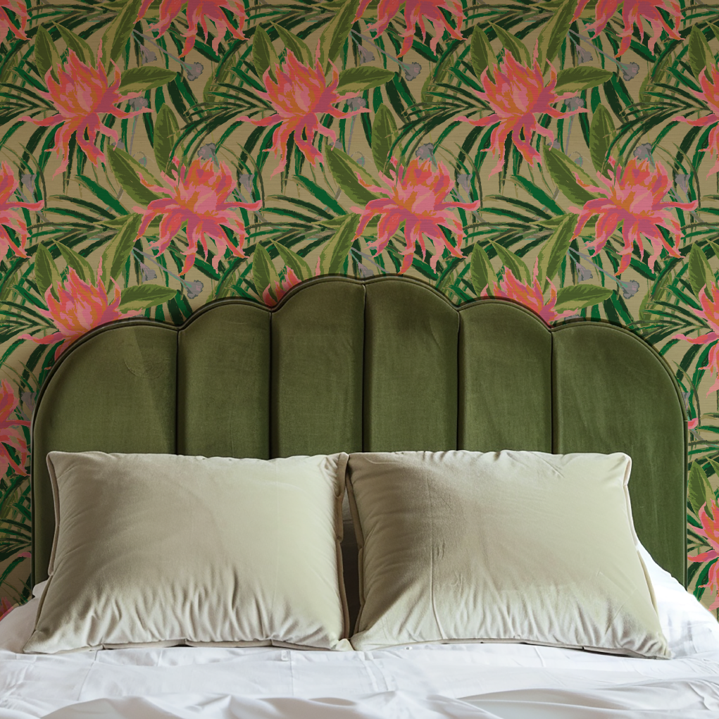 Walking On Sunshine Floral Wallpaper