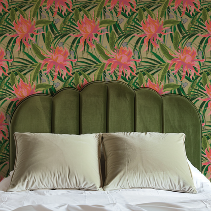 Walking On Sunshine Floral Wallpaper