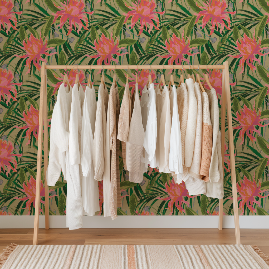 Walking On Sunshine Floral Wallpaper