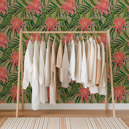 Walking On Sunshine Floral Wallpaper