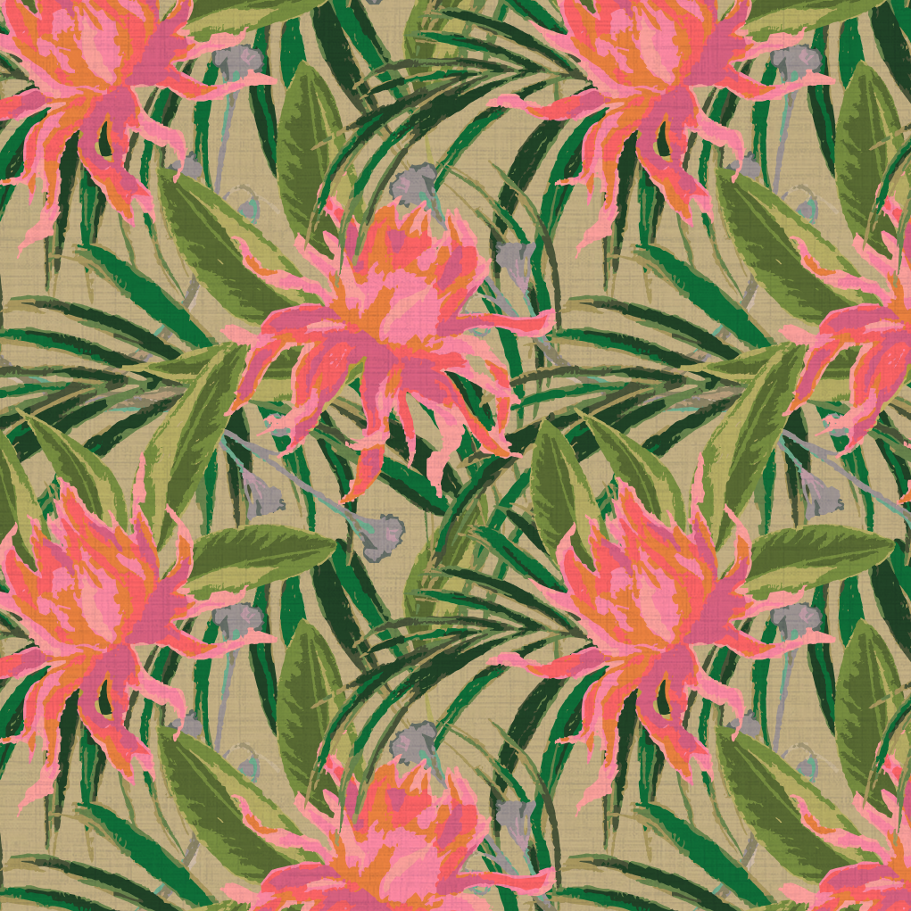 Walking On Sunshine Floral Wallpaper
