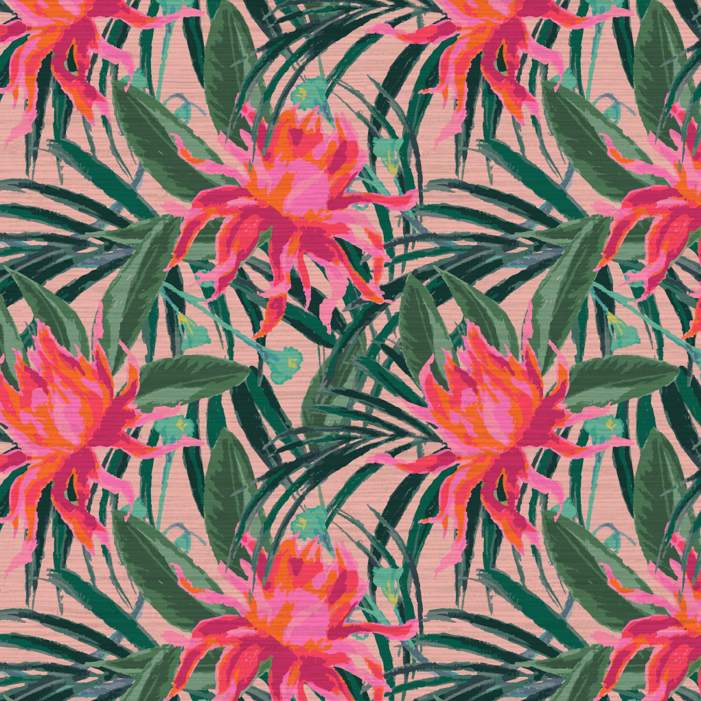 Walking On Sunshine Floral Wallpaper