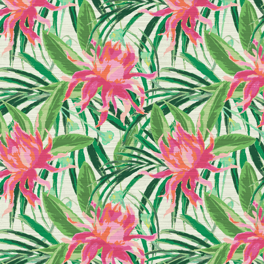 Walking On Sunshine Floral Wallpaper