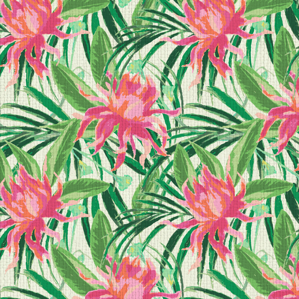 Walking On Sunshine Floral Wallpaper