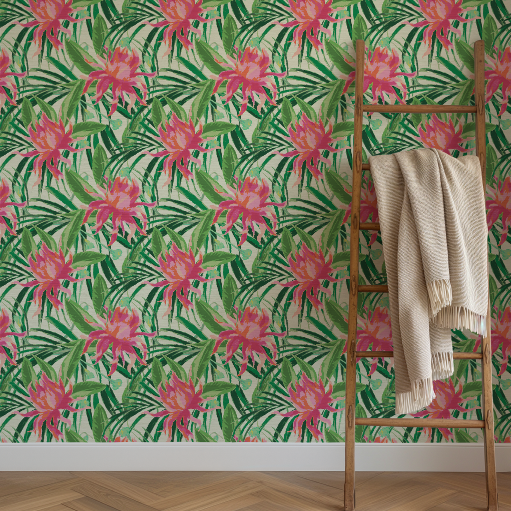 Walking On Sunshine Floral Wallpaper