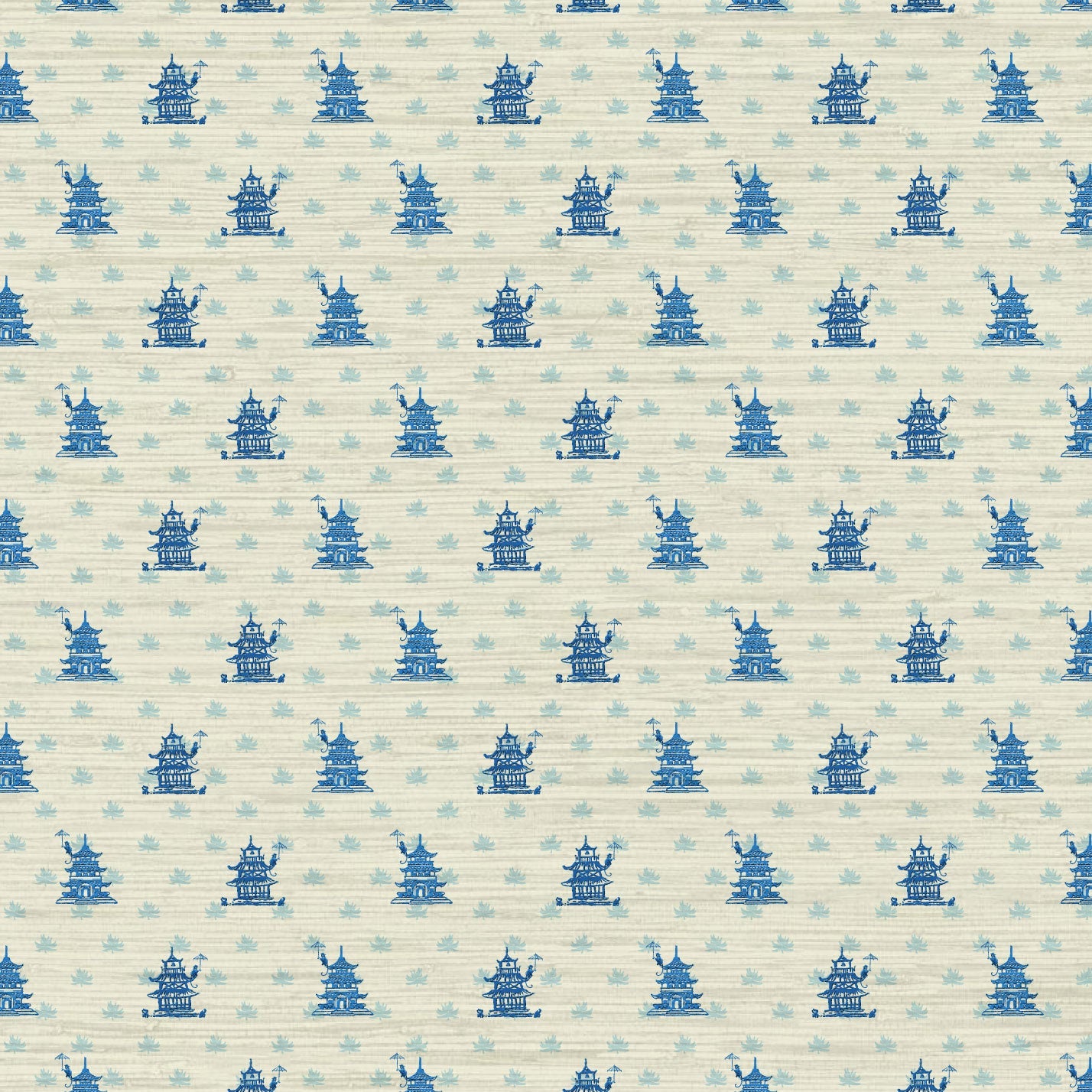 Grasscloth wallpaper Natural Textured Eco-Friendly Non-toxic High-quality  Sustainable Interior Design Bold Custom Tailor-made Retro chic Grandmillennial Maximalism  Traditional Dopamine decor french blue cream royal off-white chintz chinoiserie asian inspired pagoda chinese stripe geo geometric 