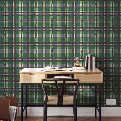 Whip It Good Plaid Wallpaper