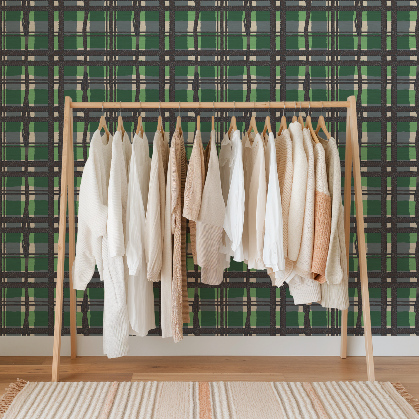 Whip It Good Plaid Wallpaper