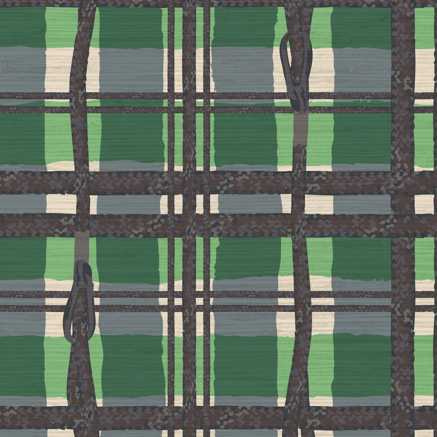 Whip It Good Plaid Wallpaper