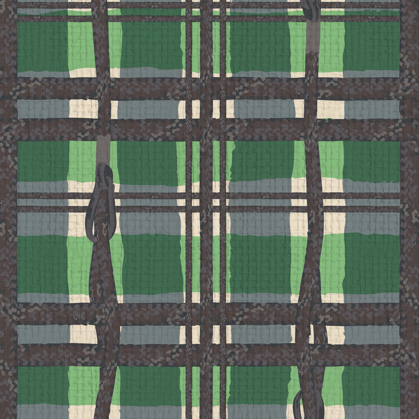 Whip It Good Plaid Wallpaper