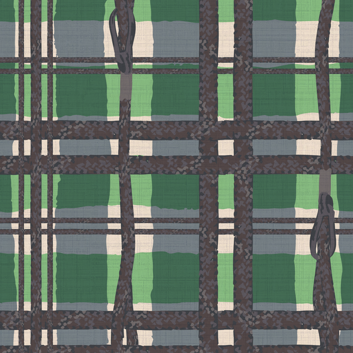 Whip It Good Plaid Wallpaper